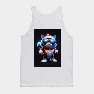 Cute Cosmic Cat Tank Top